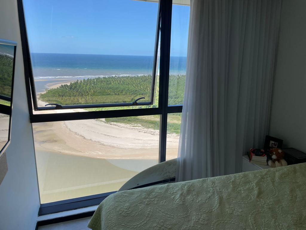 Flat com linda vista mar - mobiliado - Locação em Barra de Jangada