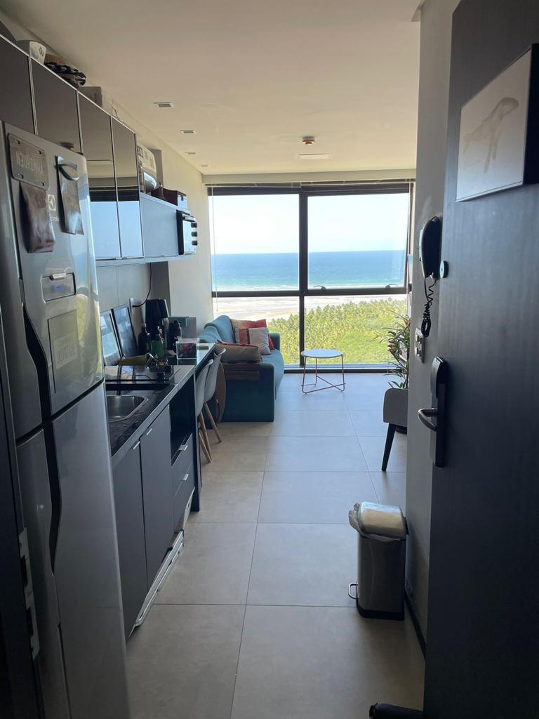Flat com linda vista mar - mobiliado - Locação em Barra de Jangada