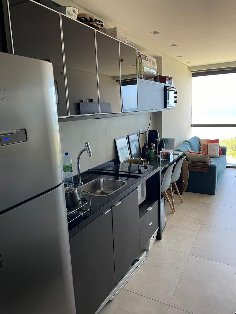 Flat com linda vista mar - mobiliado - Locação em Barra de Jangada