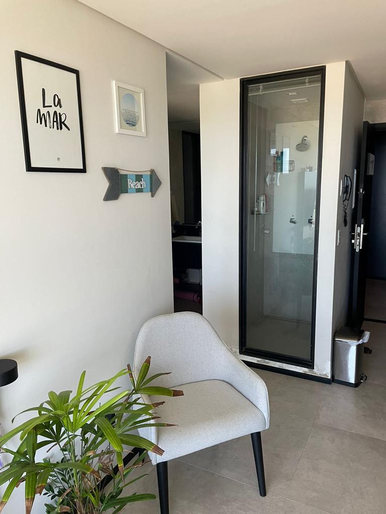 Flat com linda vista mar - mobiliado - Locação em Barra de Jangada