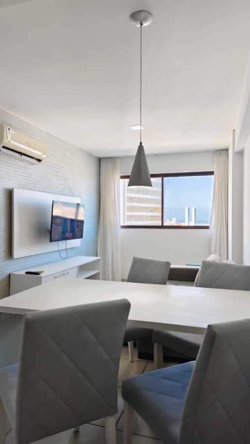 Flat Locação - Mobiliado - 33 m² 1 Quarto - Próximo ao Shopping Riomar