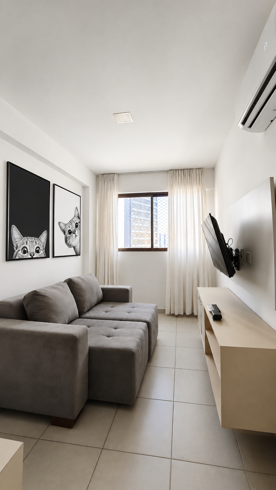 Flat Locação - Mobiliado - 33 m² 1 Quarto - Próximo ao Shopping Riomar