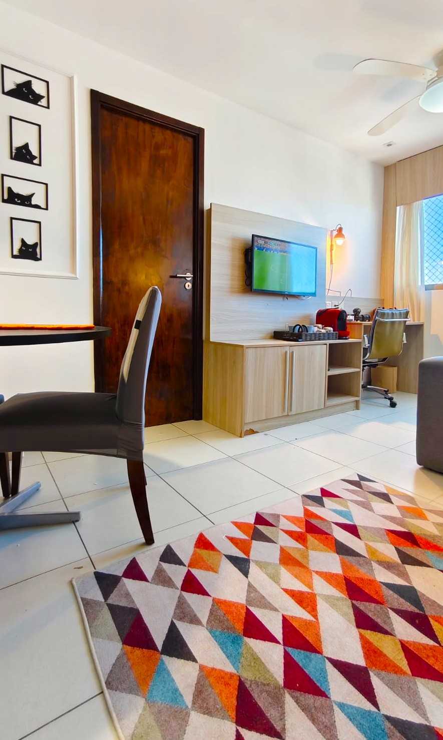 Locação - Flat mobíliado - 33m² - Boa Viagem