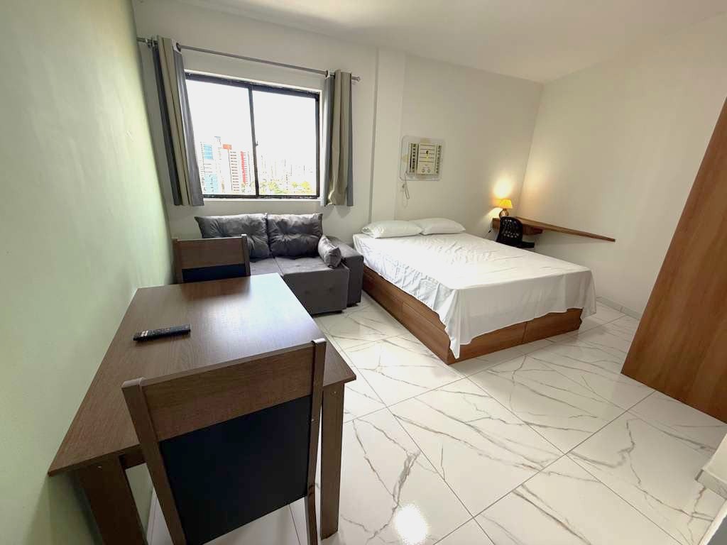 Studio 1 quarto Locação Mobília Completa em Boa Viagem