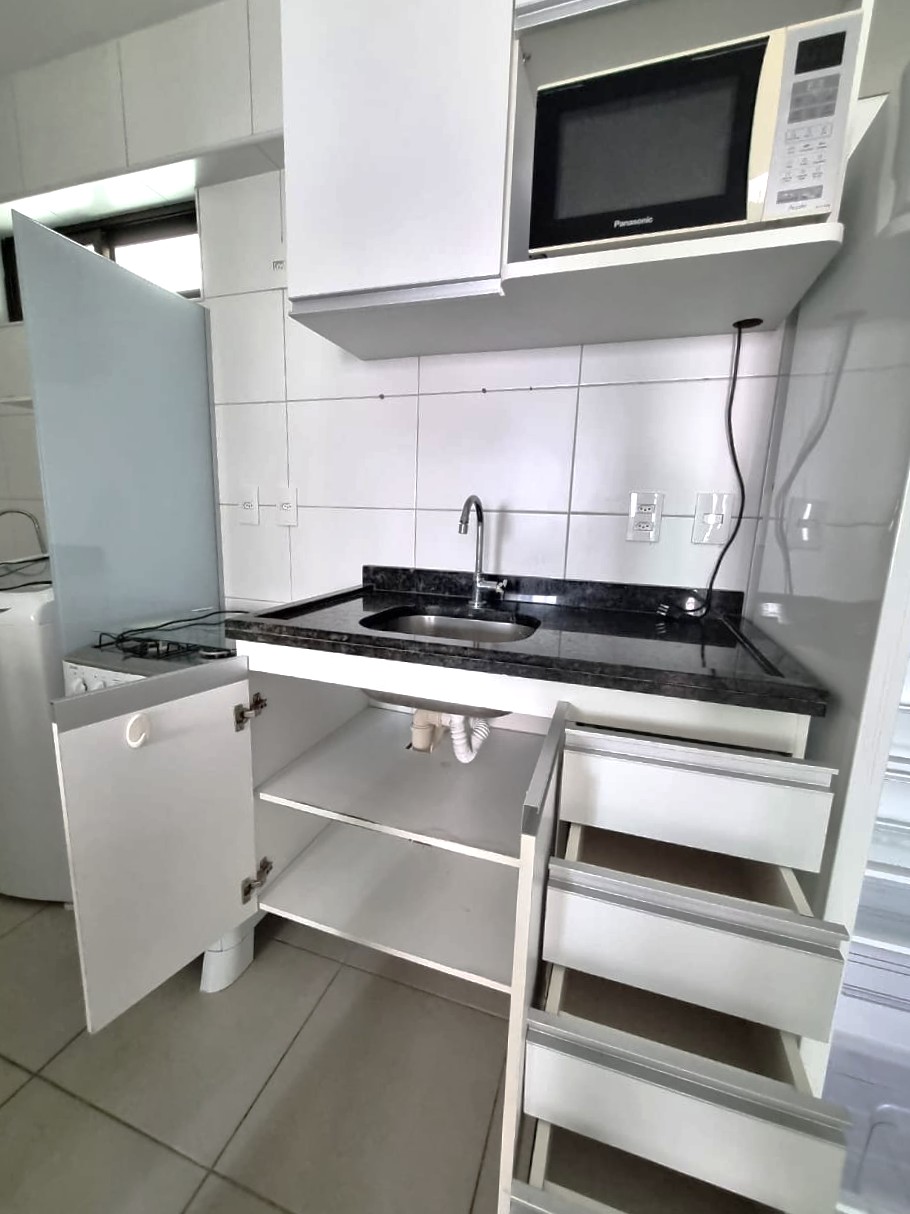 FLAT  1 quarto Locação Mobíliado - Varanda - Boa Viagem