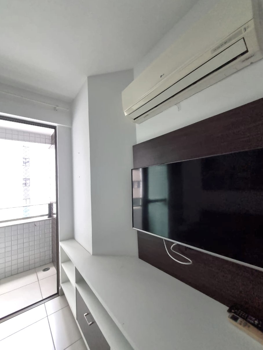 FLAT  1 quarto Locação Mobíliado - Varanda - Boa Viagem