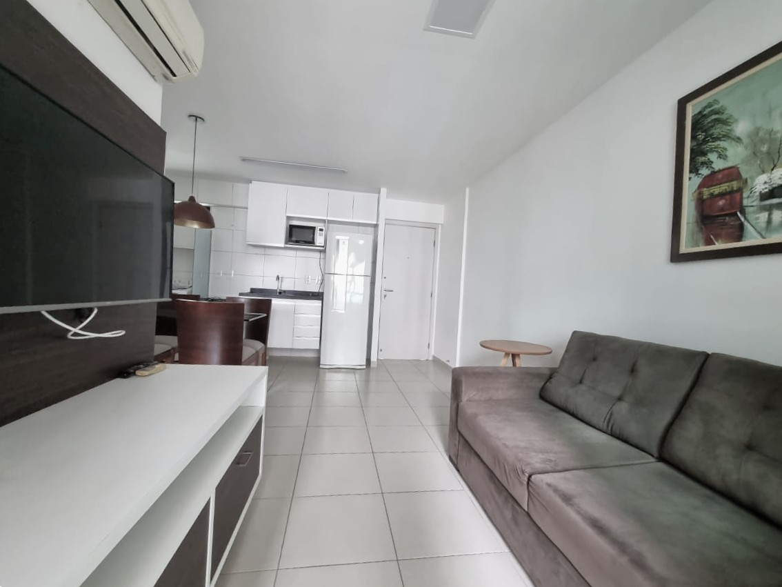 FLAT  1 quarto Locação Mobíliado - Varanda - Boa Viagem