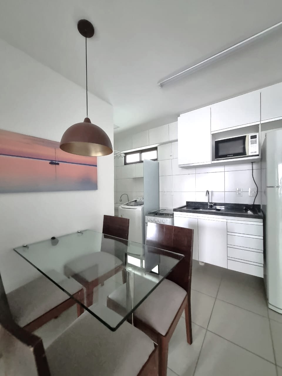 FLAT  1 quarto Locação Mobíliado - Varanda - Boa Viagem