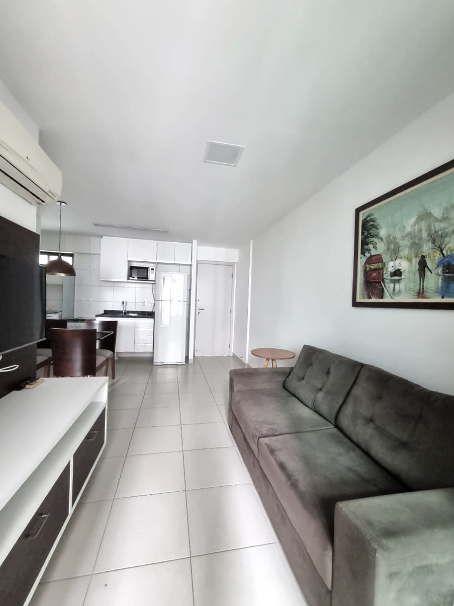 FLAT  1 quarto Locação Mobíliado - Varanda - Boa Viagem