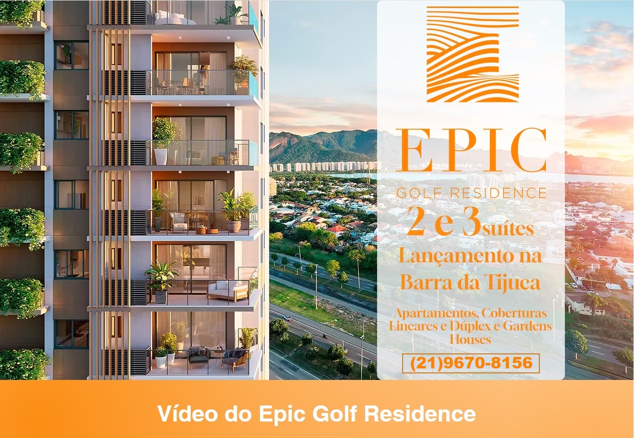 Condomínio EPIC GOLF RESIDENCE — Barra da Tijuca, Rio de Janeiro - RJ