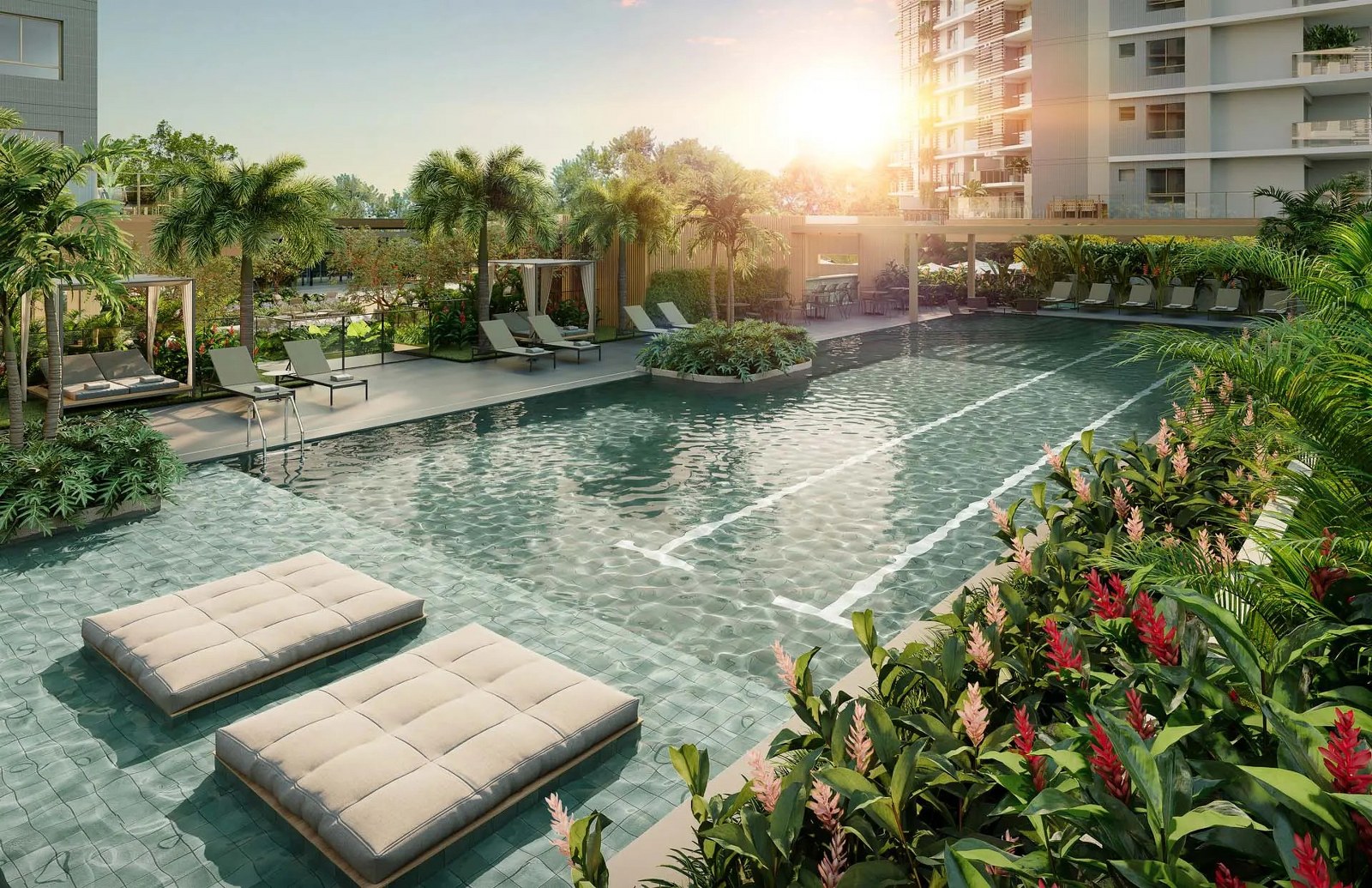 Apartamentos na Barra, Icon Golf Residence. Com 2 quartos e 3 suítes. Coberturas dúplex e lineares, Gardens House e Apartamentos