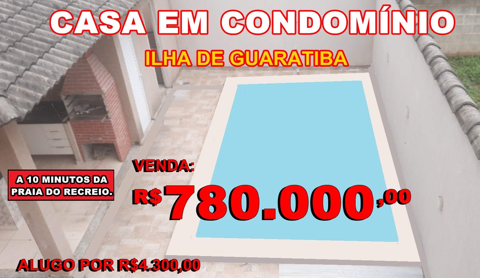 Casa em condomínio - Venda, Guaratiba, Rio de Janeiro, RJ