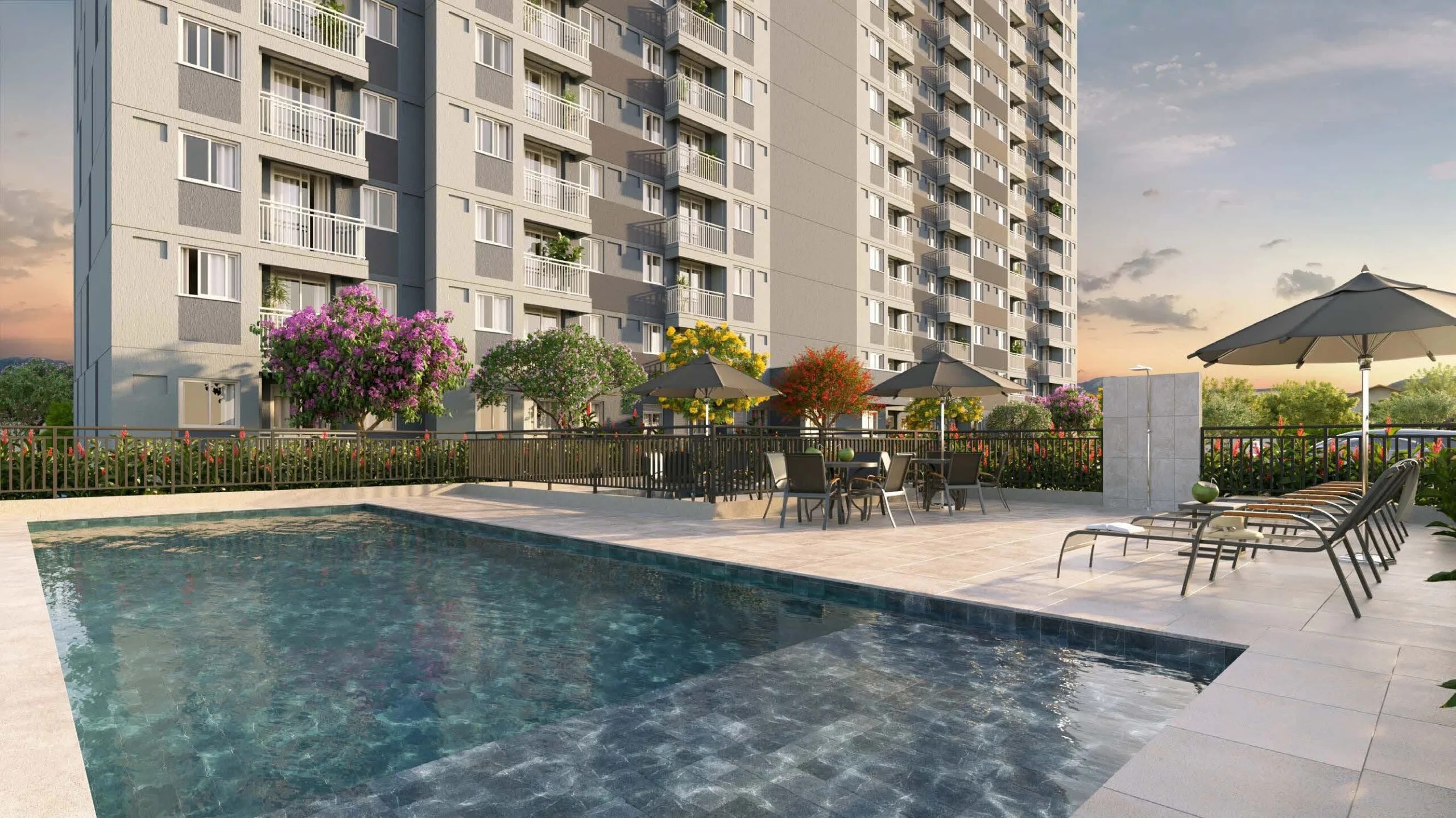 NOVA OLARIA RESIDENCIAL - CURY - APARTAMENTOS COM 2 QUARTOS E LAZER COMPLETO