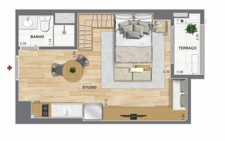 ORLA MAUÁ - RESIDENCIA NO PORTO MARAVILHA RJ. APARTAMENTOS COM 1, 2 E 3 QTOS.