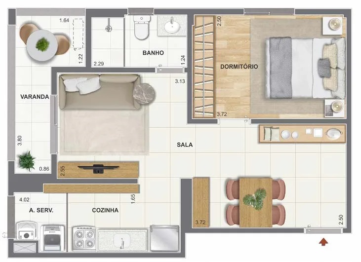 ORLA MAUÁ - RESIDENCIA NO PORTO MARAVILHA RJ. APARTAMENTOS COM 1, 2 E 3 QTOS.