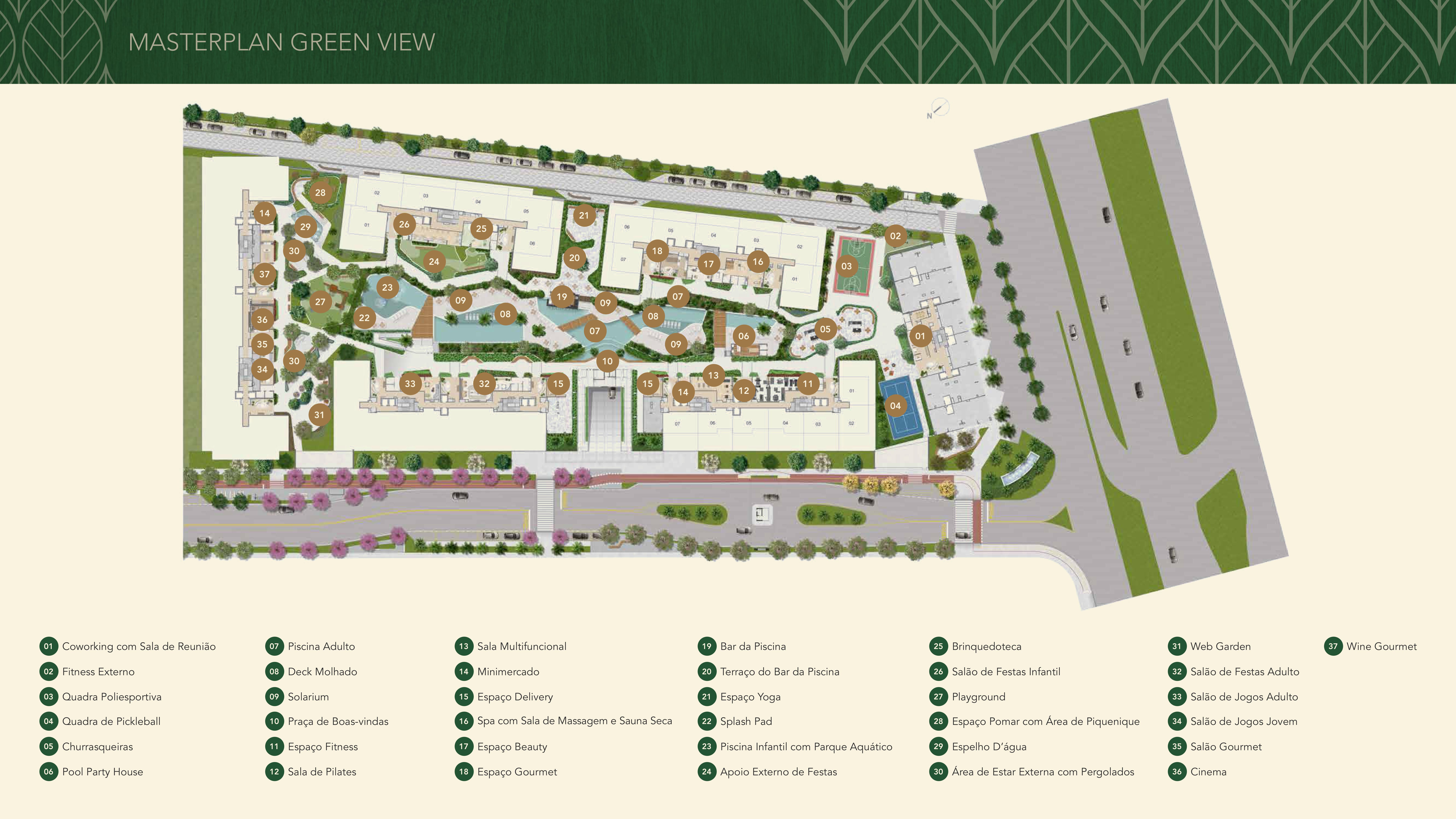 Green Park Barra  -  Apartamentos, coberturas e gardens de 2, 3 e 4 qtos.