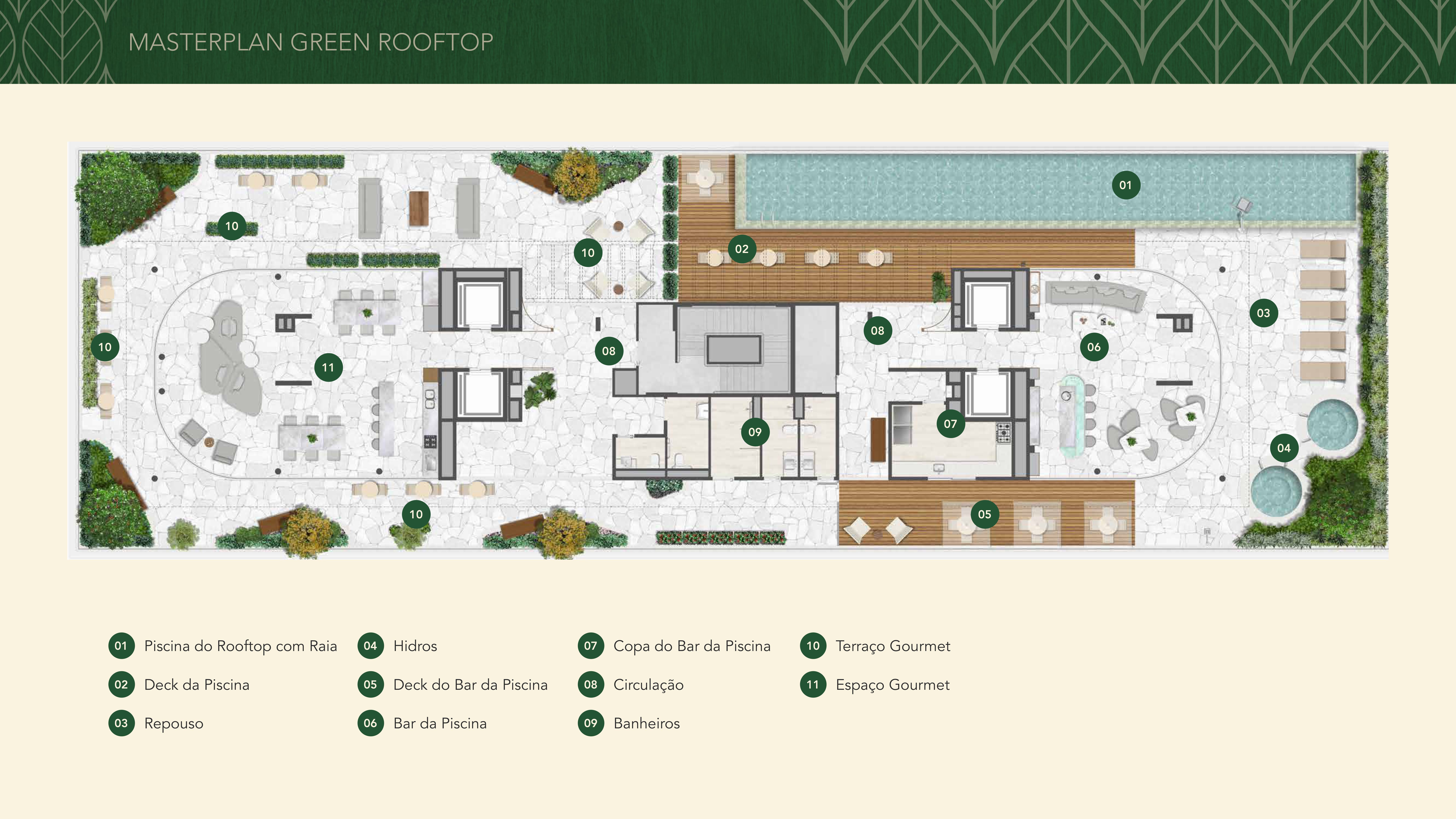 Green Park Barra  -  Apartamentos, coberturas e gardens de 2, 3 e 4 qtos.