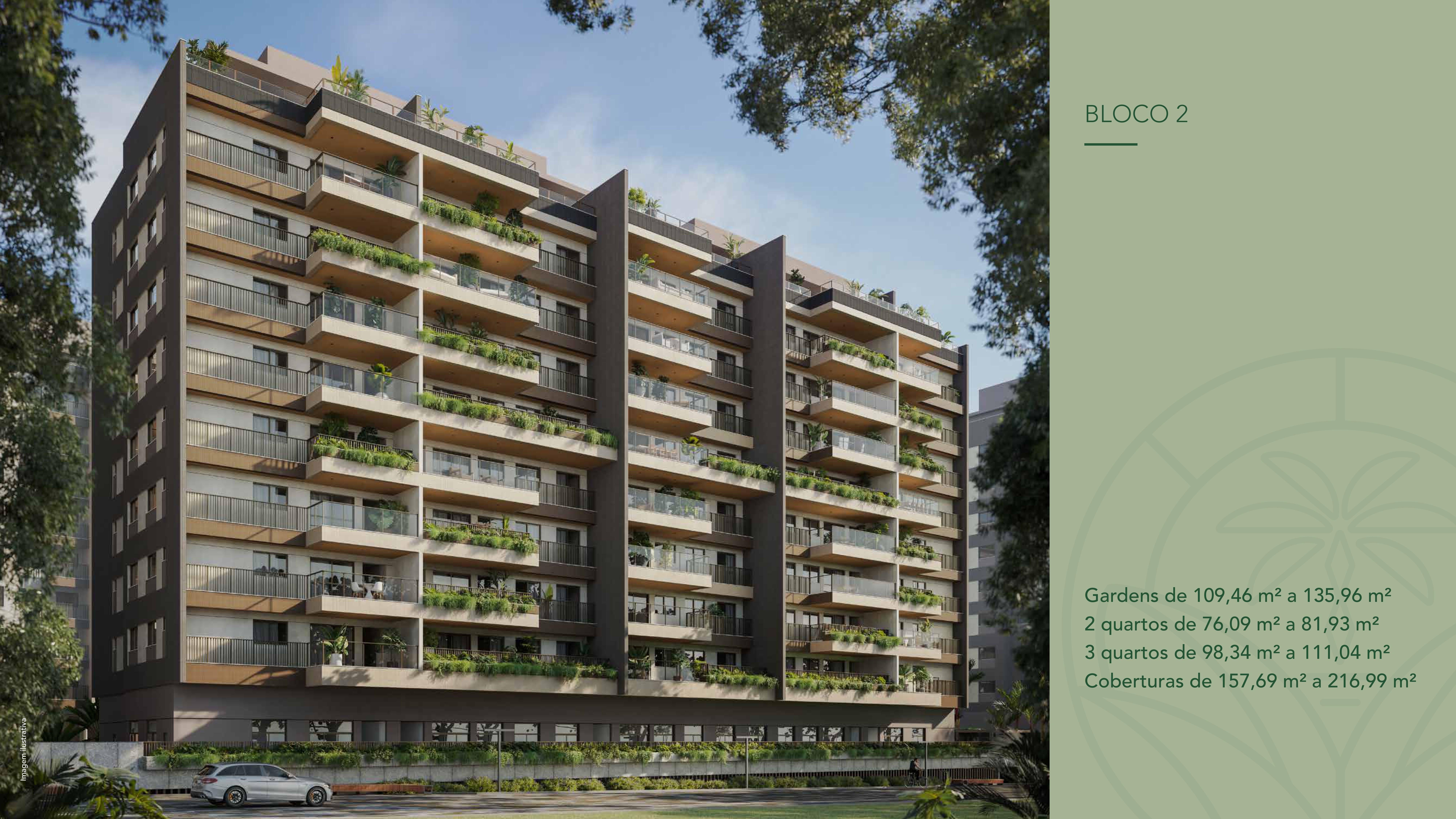 Green Park Barra  -  Apartamentos, coberturas e gardens de 2, 3 e 4 qtos.