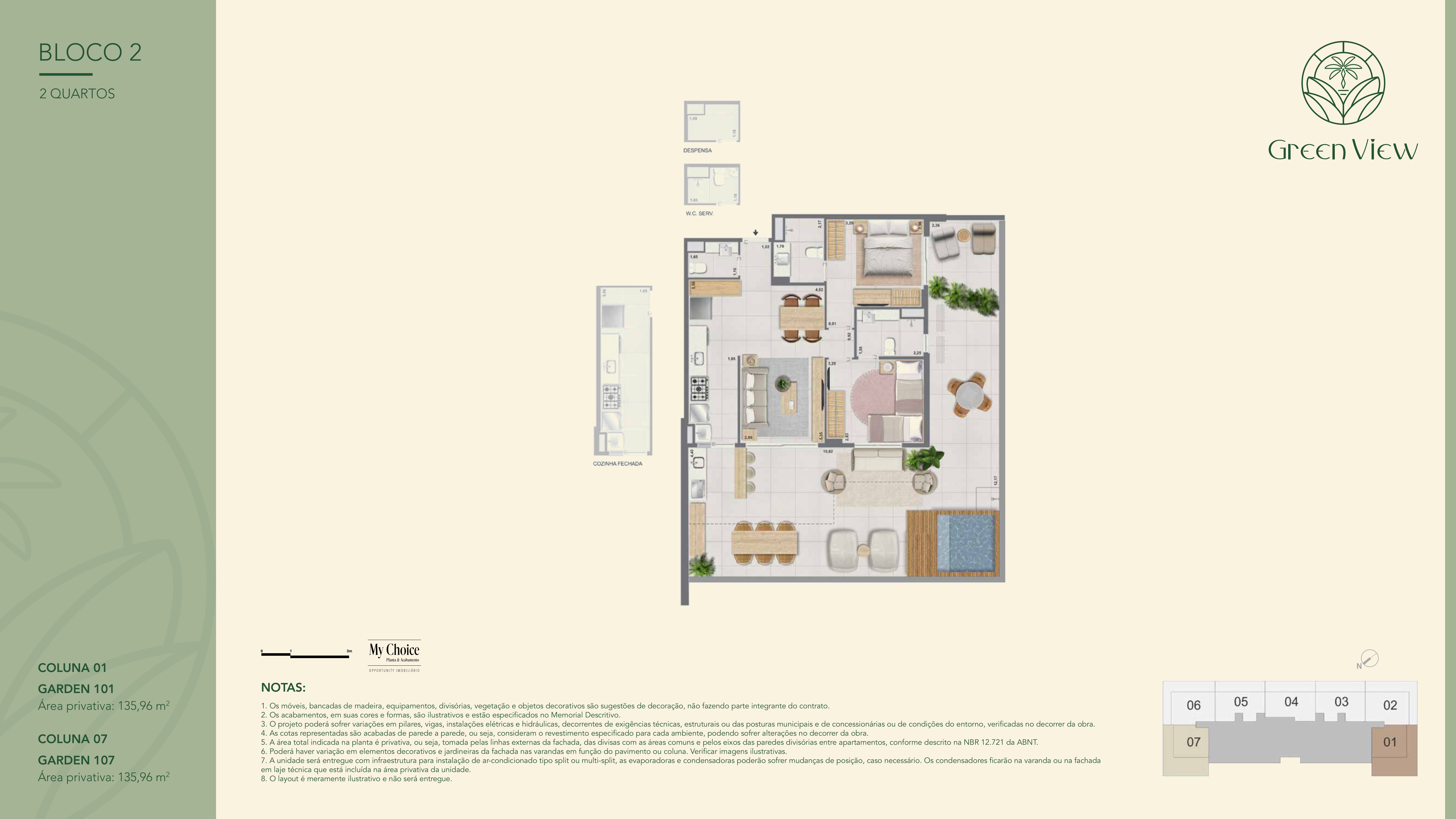 Green Park Barra  -  Apartamentos, coberturas e gardens de 2, 3 e 4 qtos.