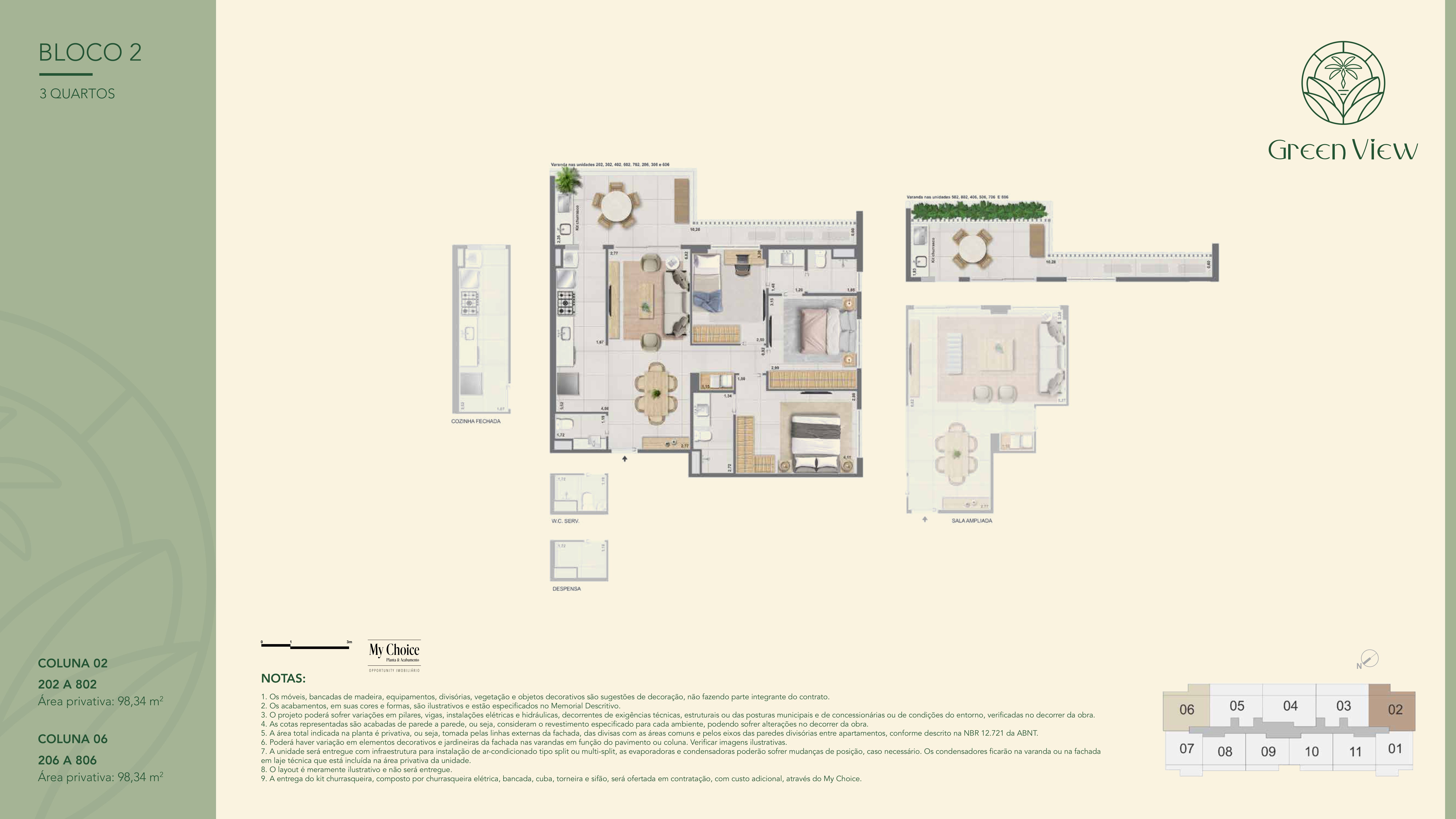 Green Park Barra  -  Apartamentos, coberturas e gardens de 2, 3 e 4 qtos.