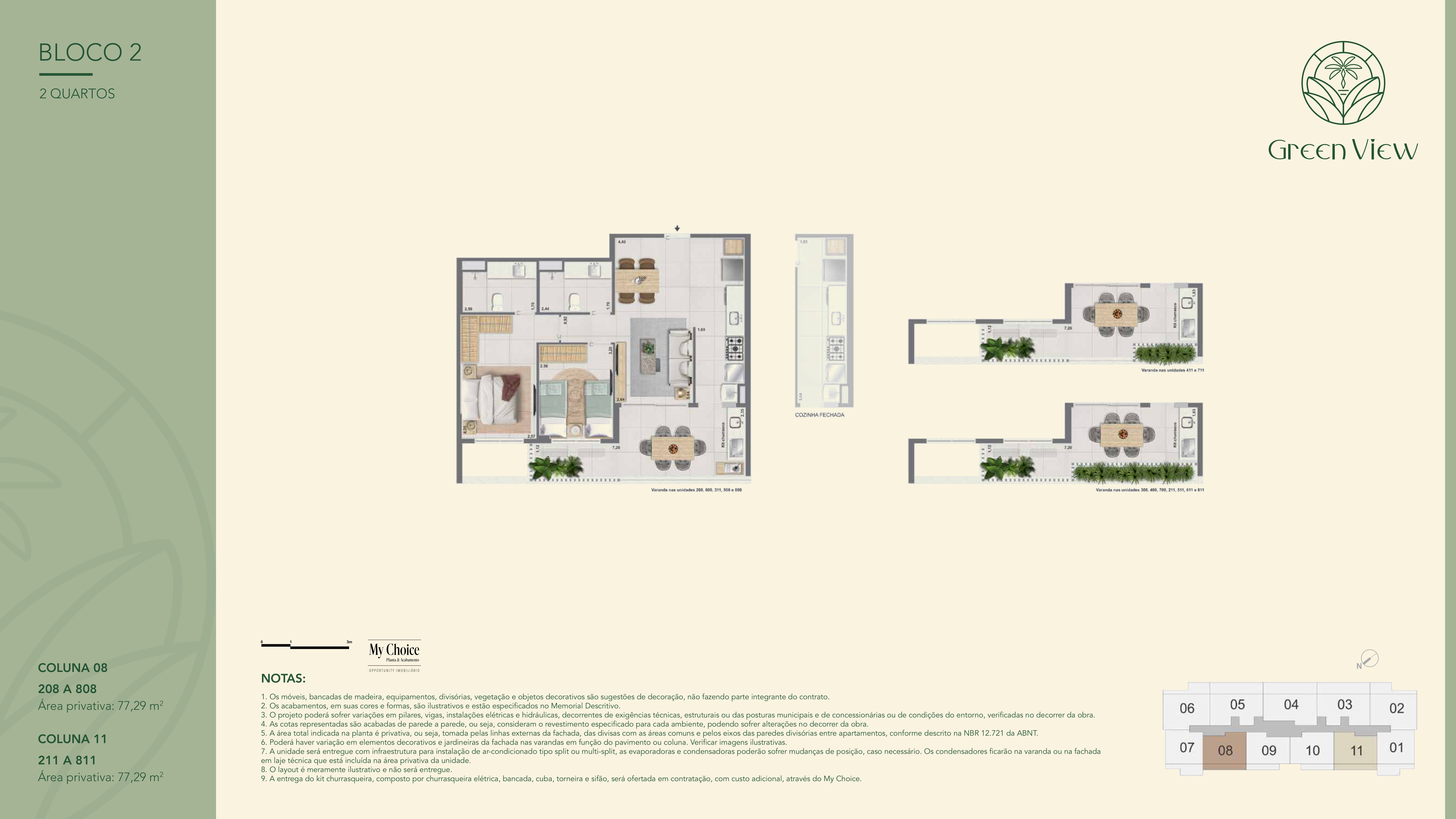 Green Park Barra  -  Apartamentos, coberturas e gardens de 2, 3 e 4 qtos.