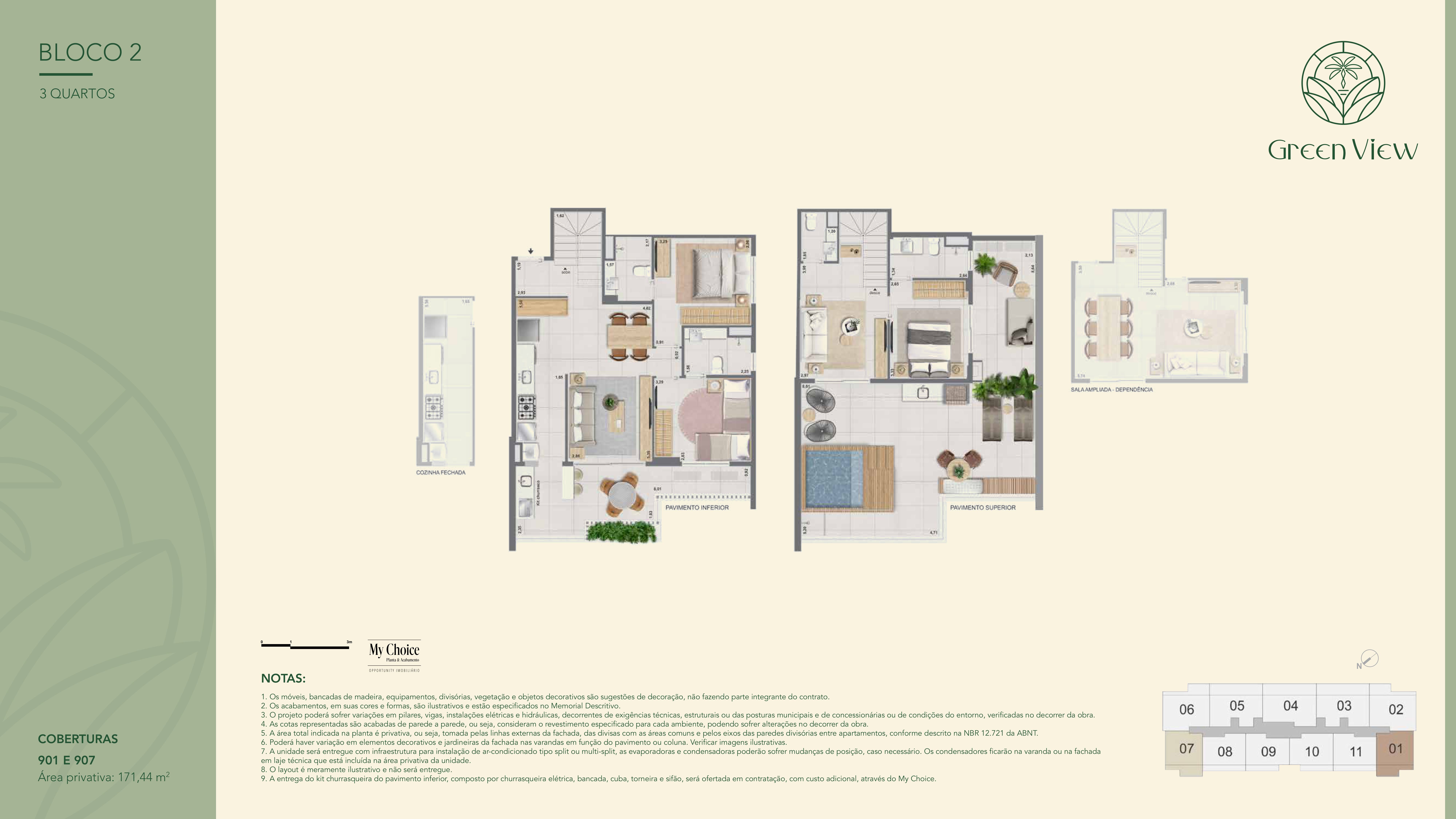 Green Park Barra  -  Apartamentos, coberturas e gardens de 2, 3 e 4 qtos.