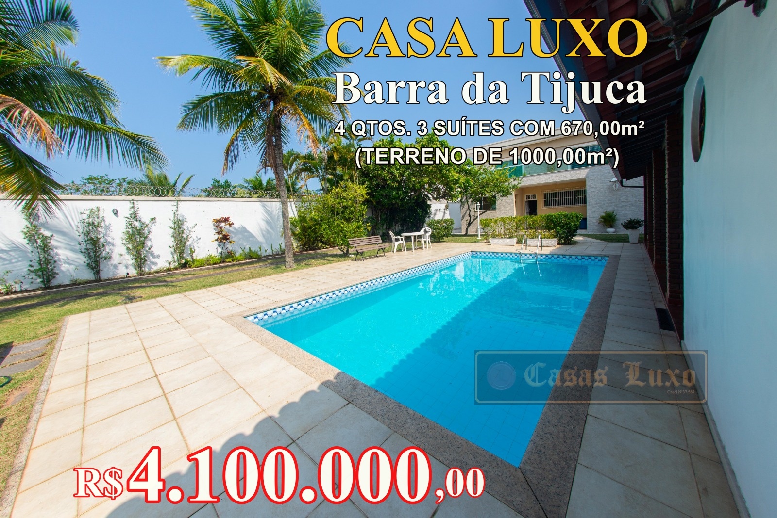 Casa em condomínio - Venda, Barra da Tijuca, Rio de Janeiro, RJ