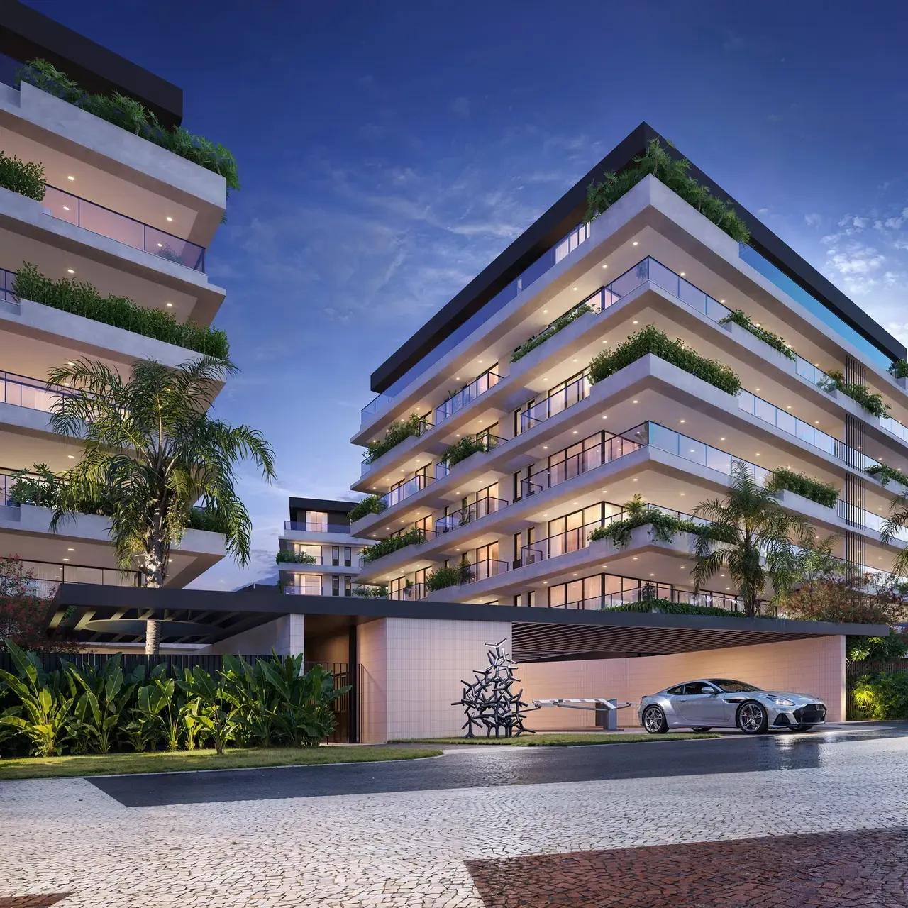 Lissoni Barra da Tijuca - Riio by Piero Lissoni - Apartamentos com 4 a 5 suítes, com metragens de 262 m² a 506 m².