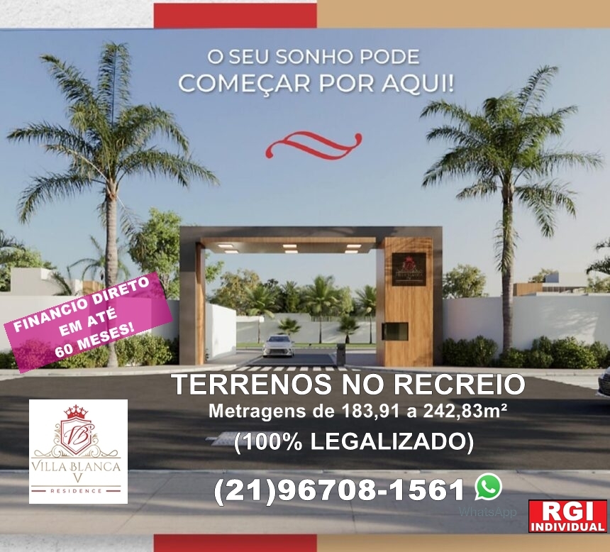 Terreno em condomínio - Venda, Recreio dos Bandeirantes, Rio de Janeiro, RJ