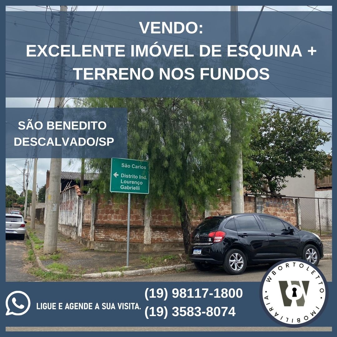 Casa - Venda, SÃO BENEDITO, Descalvado, SP