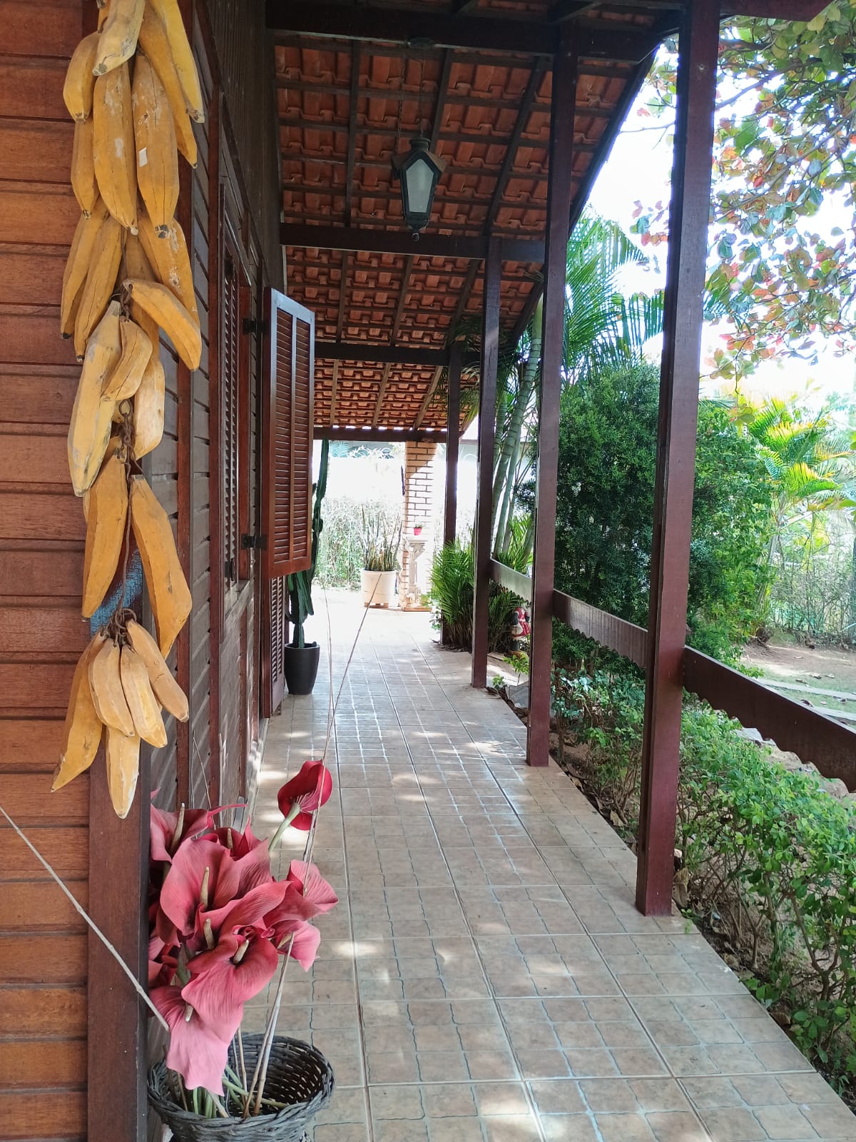 Casa em estilo rústica com piscina no São José do Ribeirão 