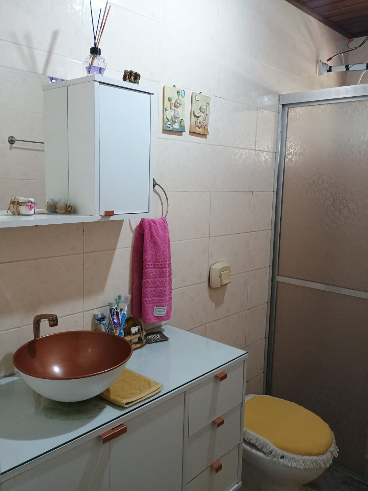 Casa em estilo rústica com piscina no São José do Ribeirão 