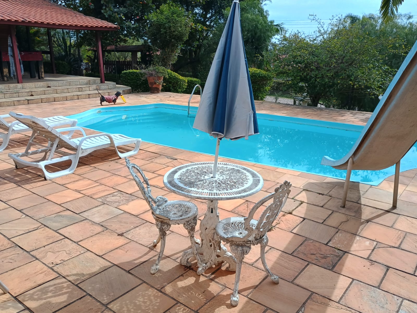 Casa em estilo rústica com piscina no São José do Ribeirão 