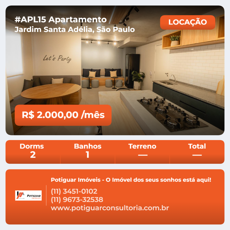 Apartamento para Alugar no Jardim Santa Adélia – 2 Quartos, Lazer Completo e Piscina