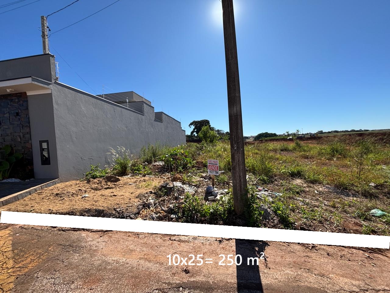 VENDE: 02 TERRENOS 250M² CADA - JARDIM CHAMPAGNAT - EM BRODOWSKI-SP. (brodosqui)