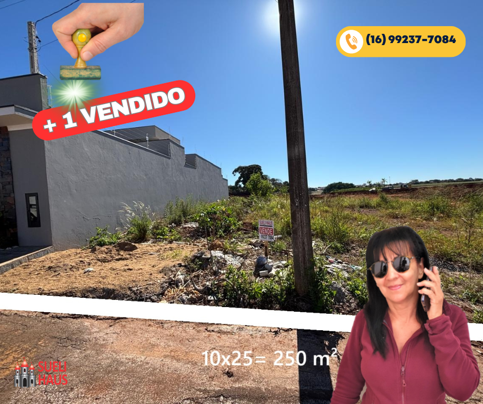 Terreno - Venda, JARDIM CHAMPAGNAT, Brodowski, SP
