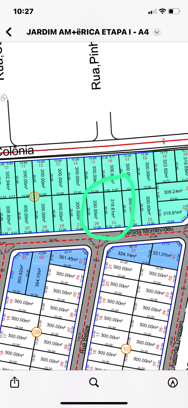 Vende Dois Terrenos Juntos - Bairro Jardim América I