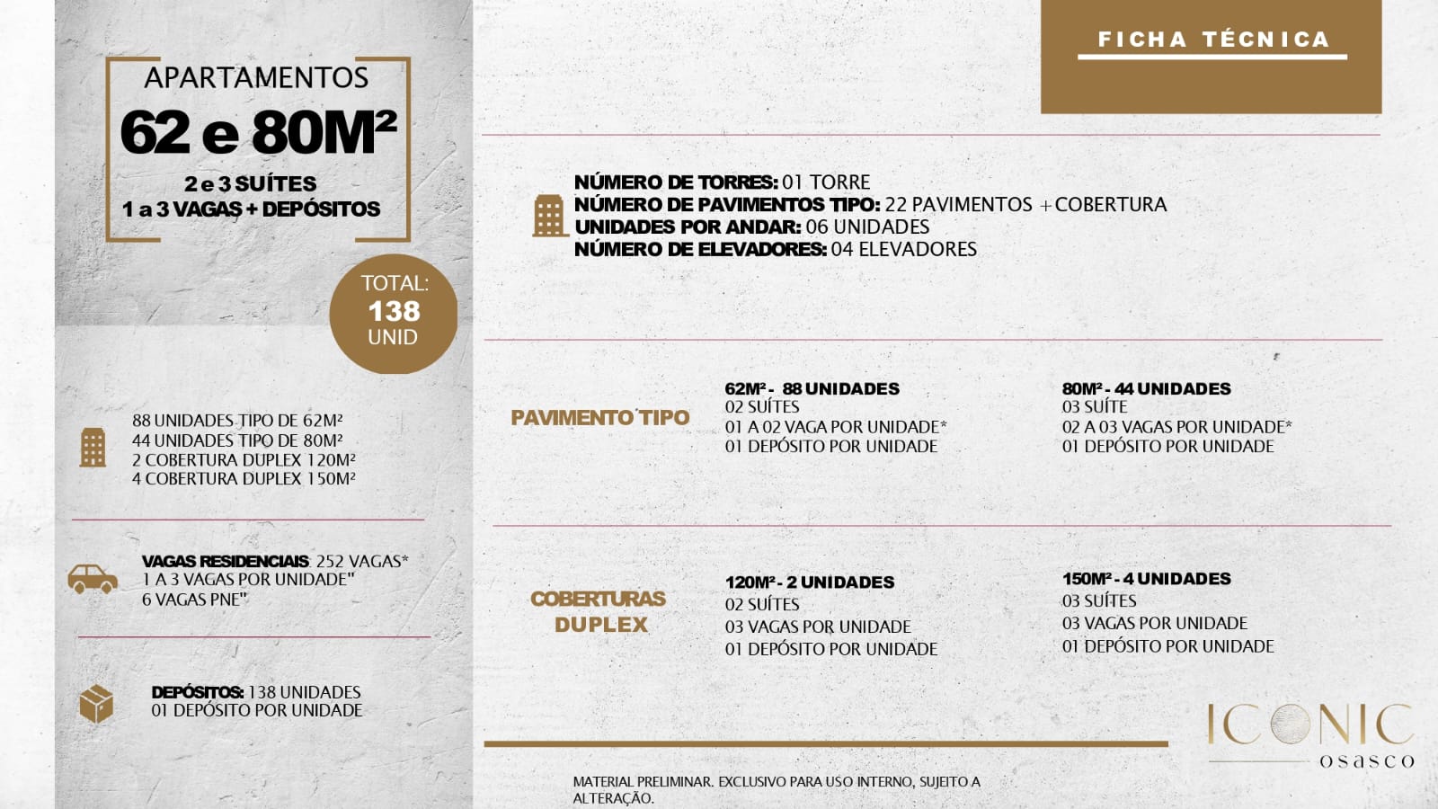 Apto. ICONIC Osasco 80m²