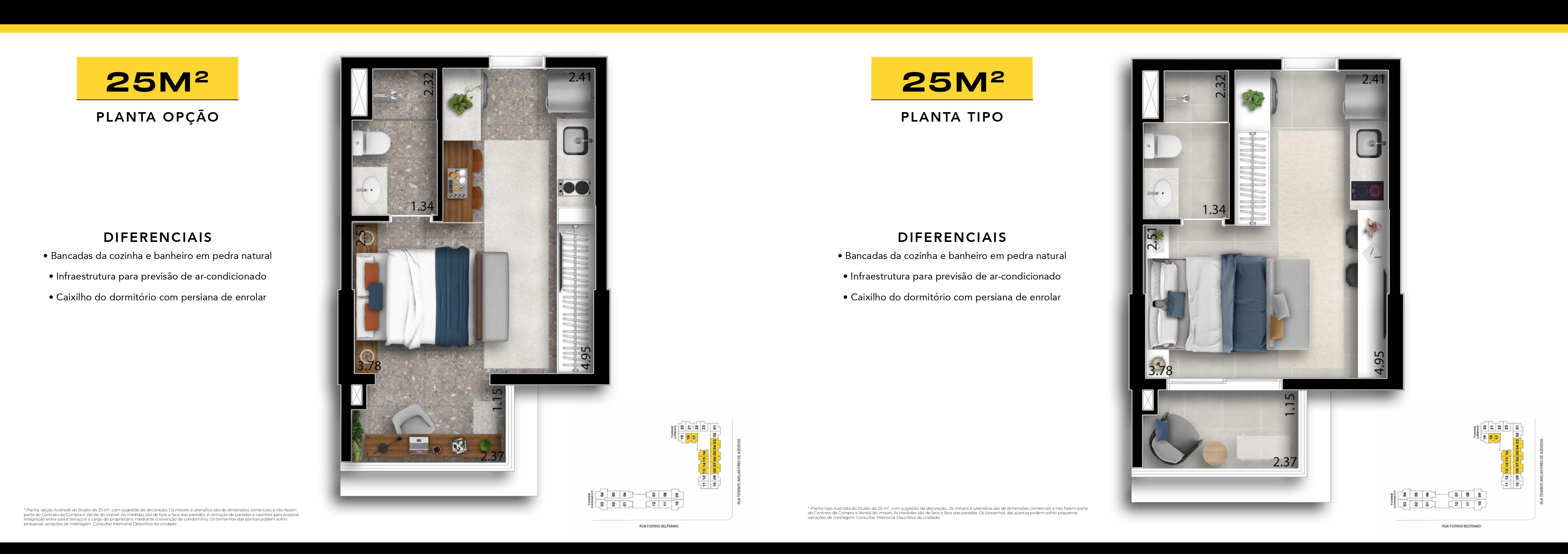 Apto. 25m² em Osasco