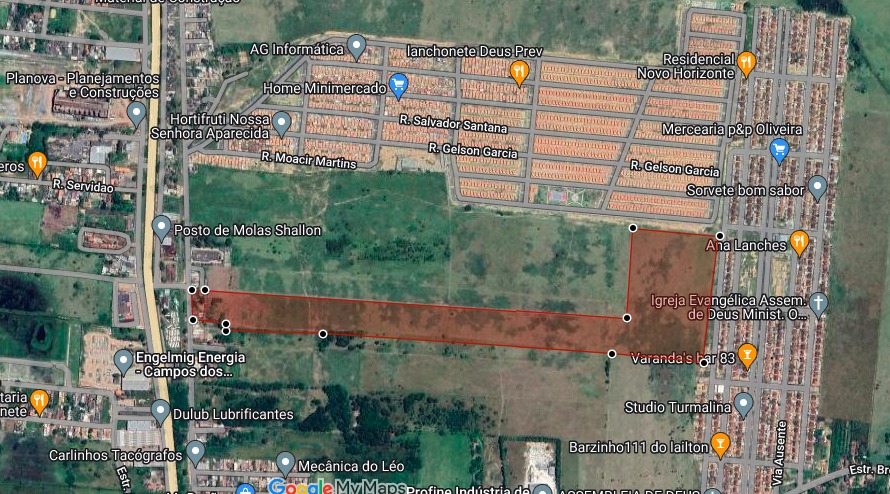 Área - Venda, Parque Aeroporto, Campos dos Goytacazes, RJ