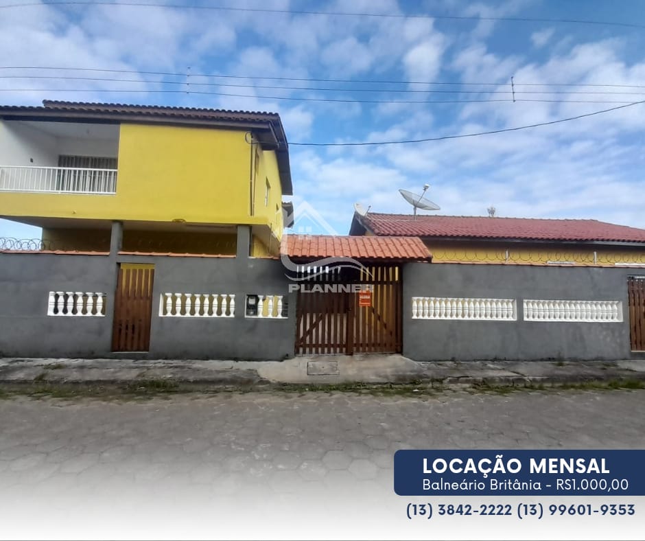 Casa - Locação, BALNEÁRIO BRITÂNIA, Ilha Comprida, SP