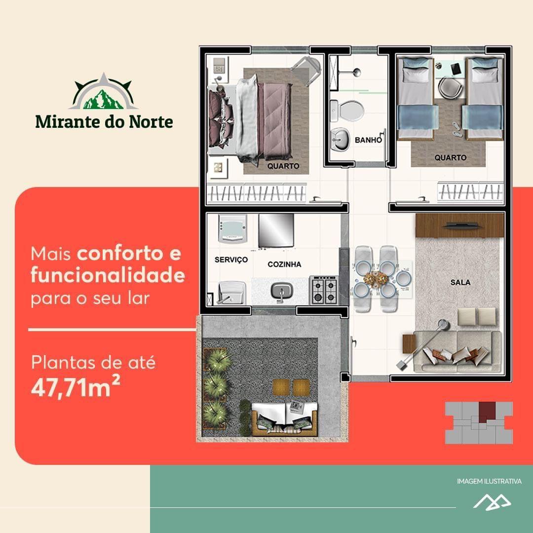 COND. MIRANTE DO NORTE /  2QT