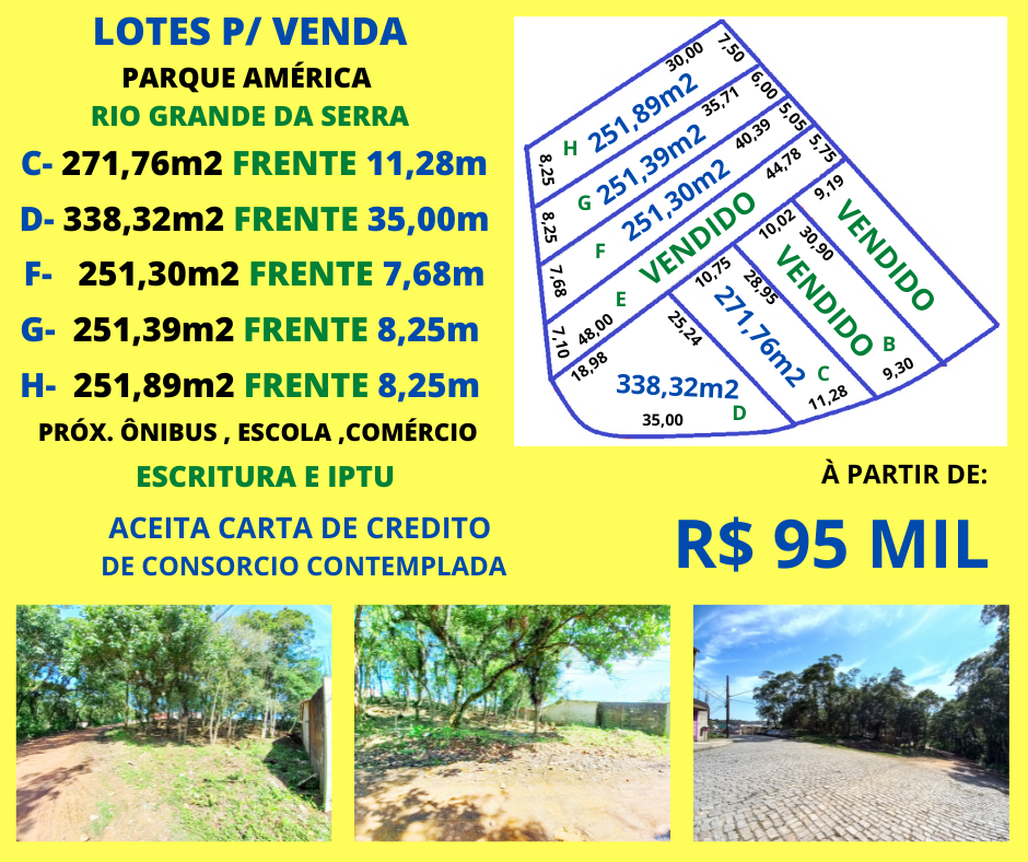 TERRENOS PARQUE AMÉRICA
