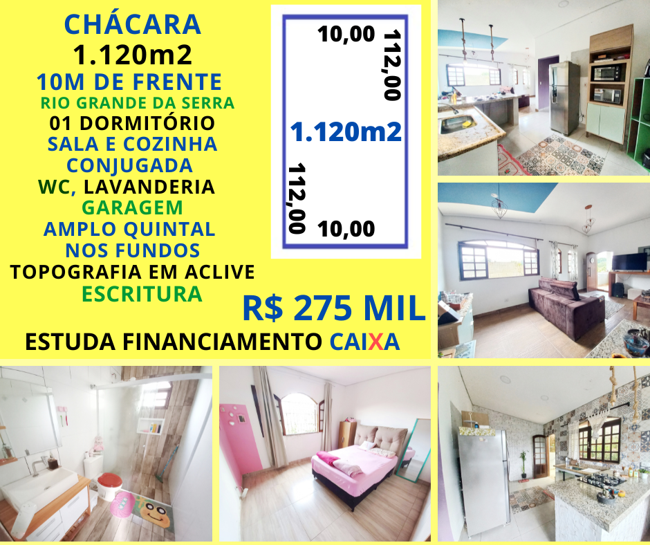 CHACARA 1.120m2