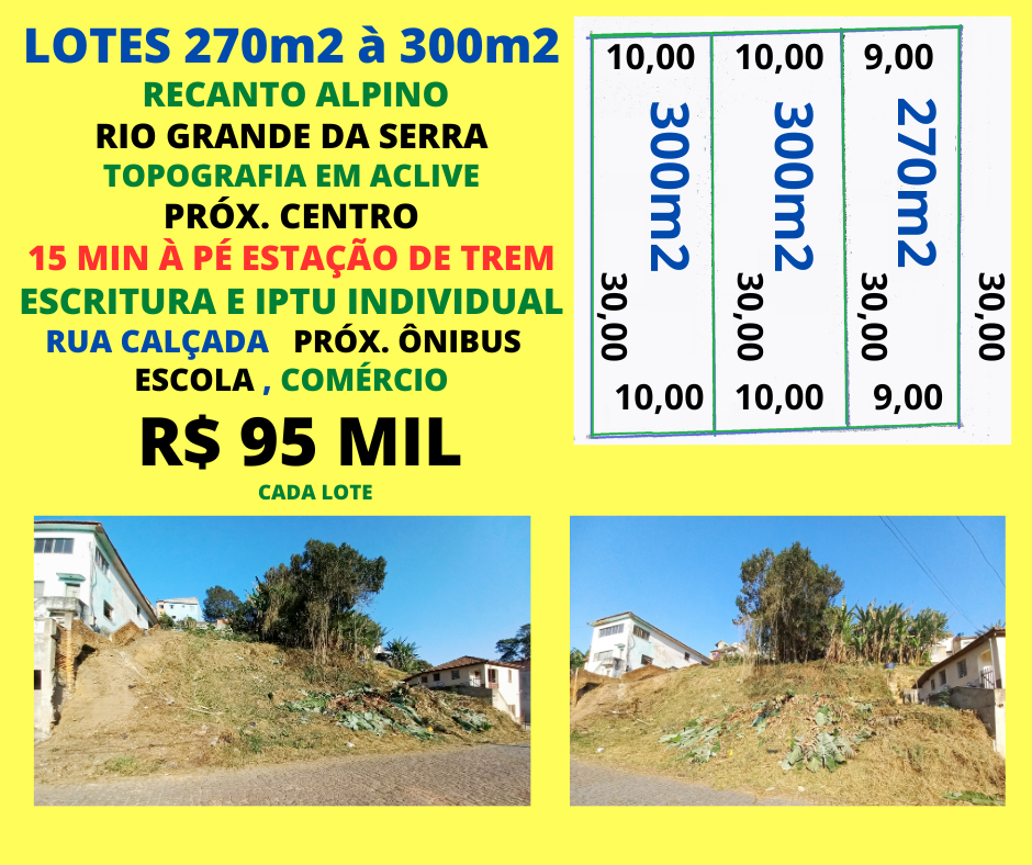 Terreno - Venda, Rio Grande da Serra, SP
