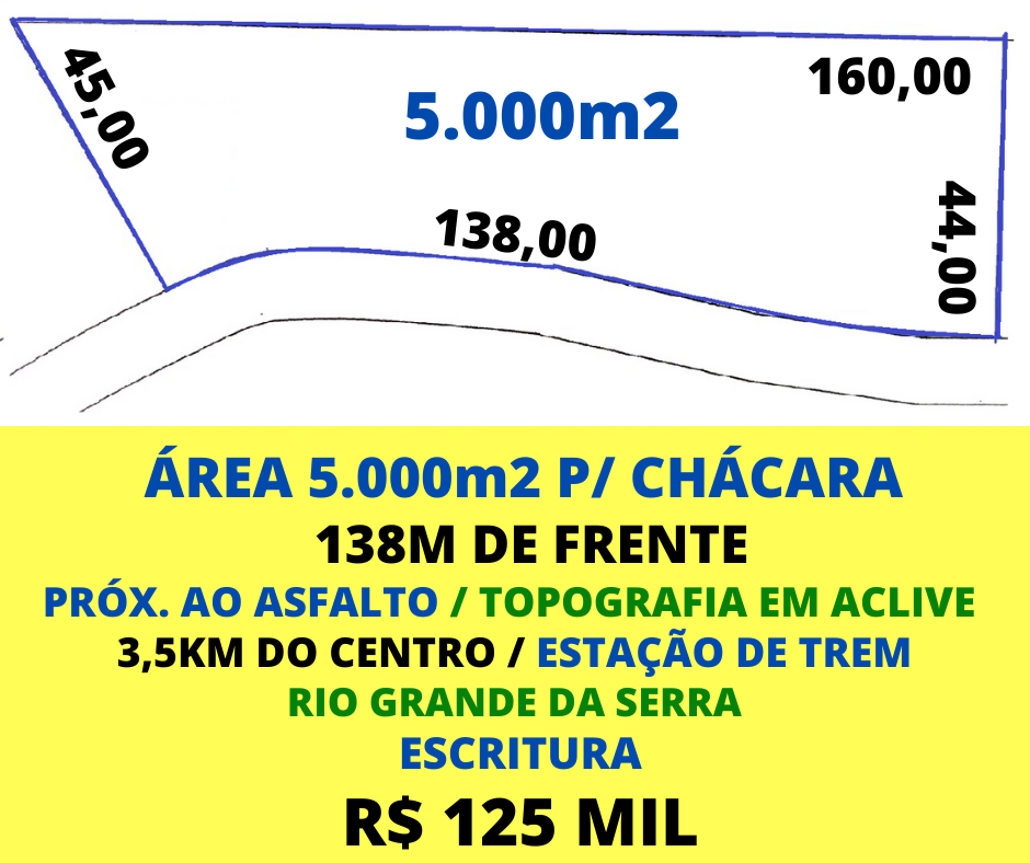Terreno - Venda, Rio Grande da Serra, SP