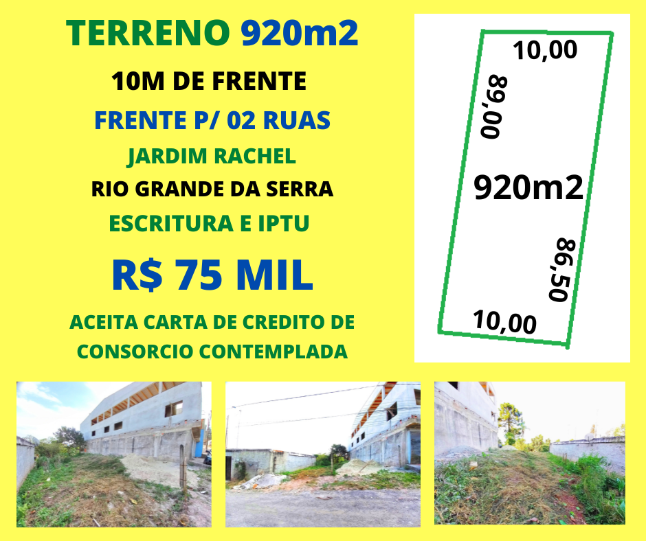 Terreno 920m2