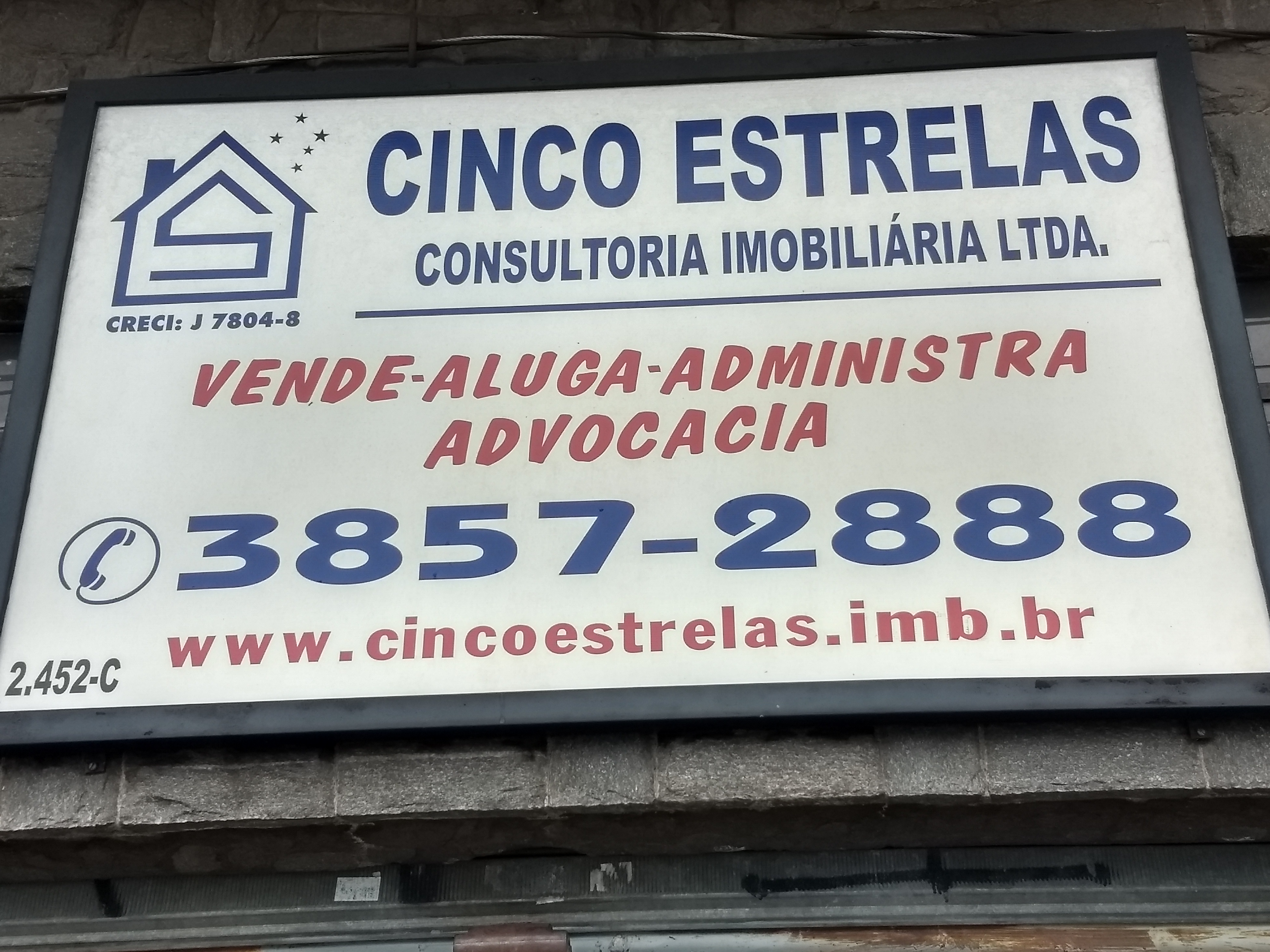 CINCO ESTRELAS CONS. IMOBILIÁRIA - SÃO PAULO - SP