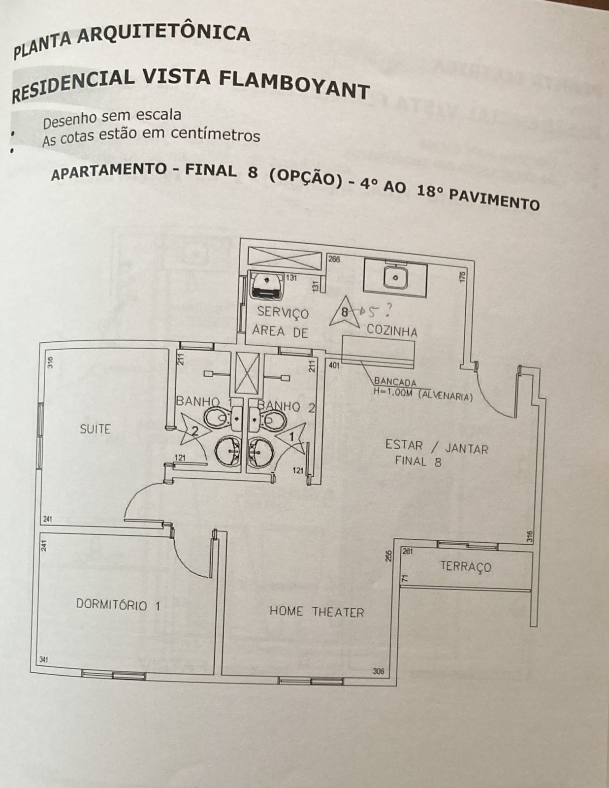 APARTAMENTO Á VENDA NO RESIDENCIAL VISTA FLAMBOYANT