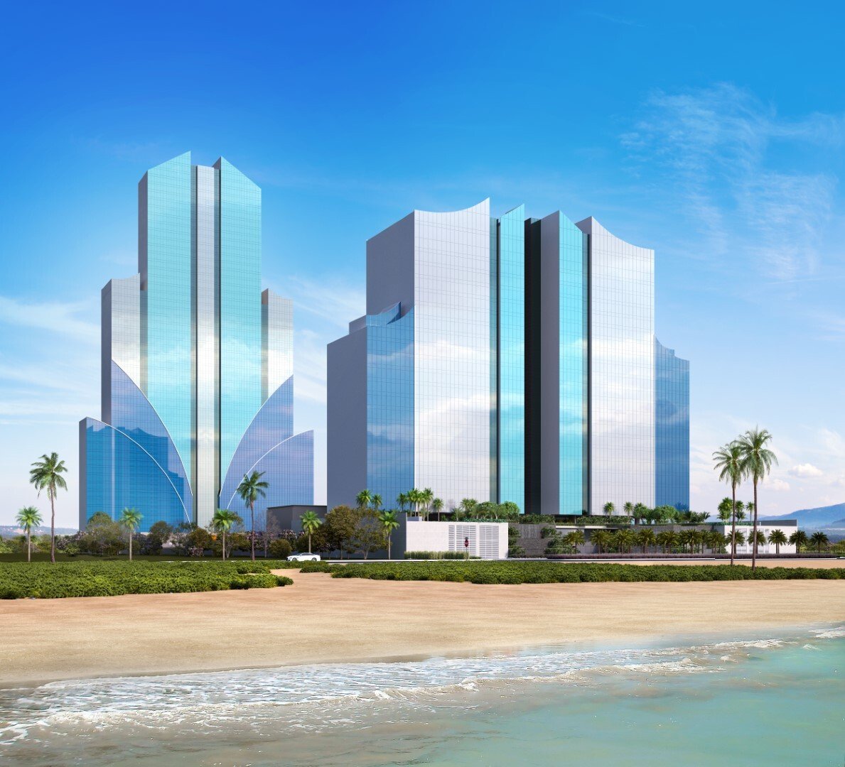 TAJ HOME RESORT 3 E 4 SUITES DE FRENTE PARA O MAR